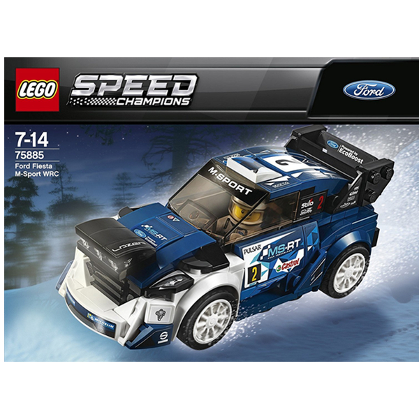 lego 乐高 2018 speed champions ford m-sport 75885